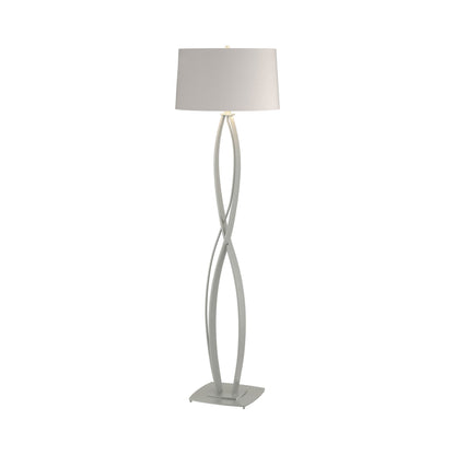 Almost Infinity Floor Lamp in Vintage Platinum (Flax).