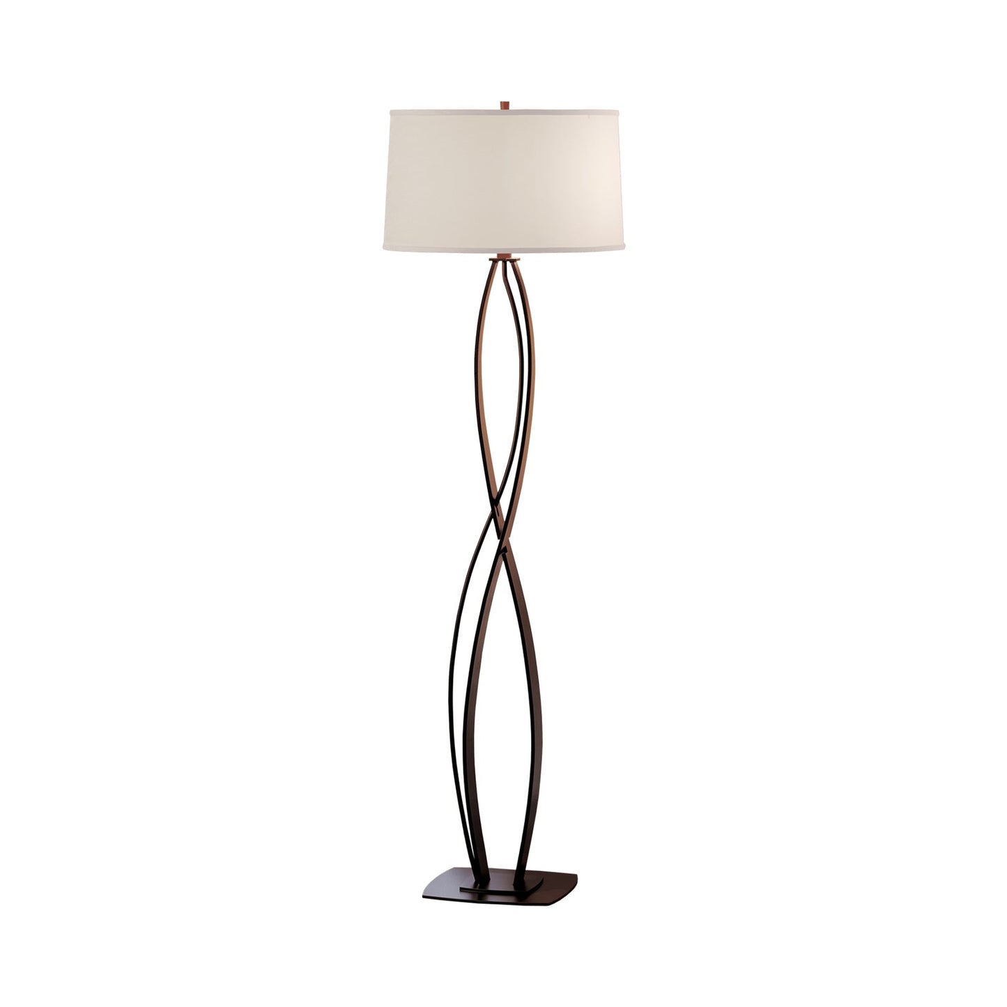 Almost Infinity Floor Lamp in Black (Natural Anna).