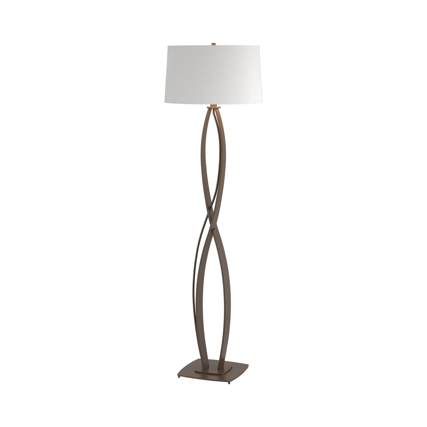 Almost Infinity Floor Lamp in Bronze (Natural Anna).