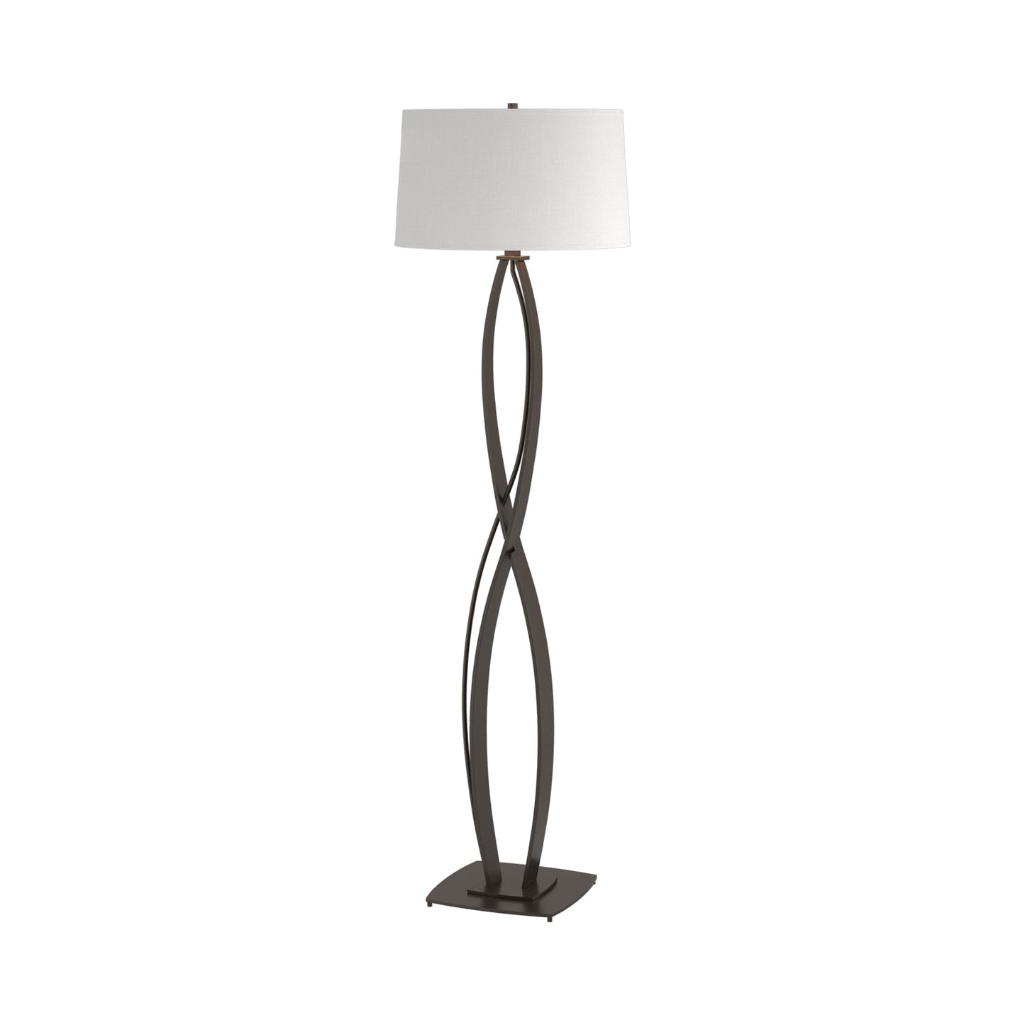 Almost Infinity Floor Lamp in Oil Rubbed Bronze (Natural Anna).