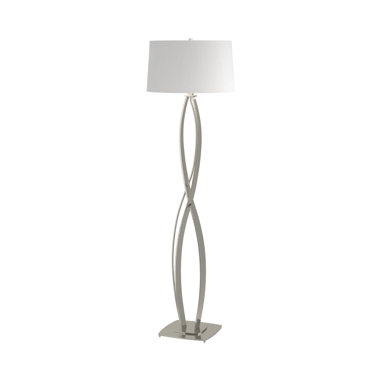 Almost Infinity Floor Lamp in Sterling (Natural Anna).