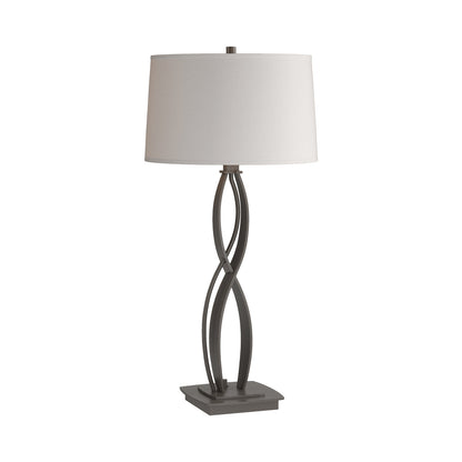 Almost Infinity Table Lamp in Dark Smoke (Flax - 27-Inch).