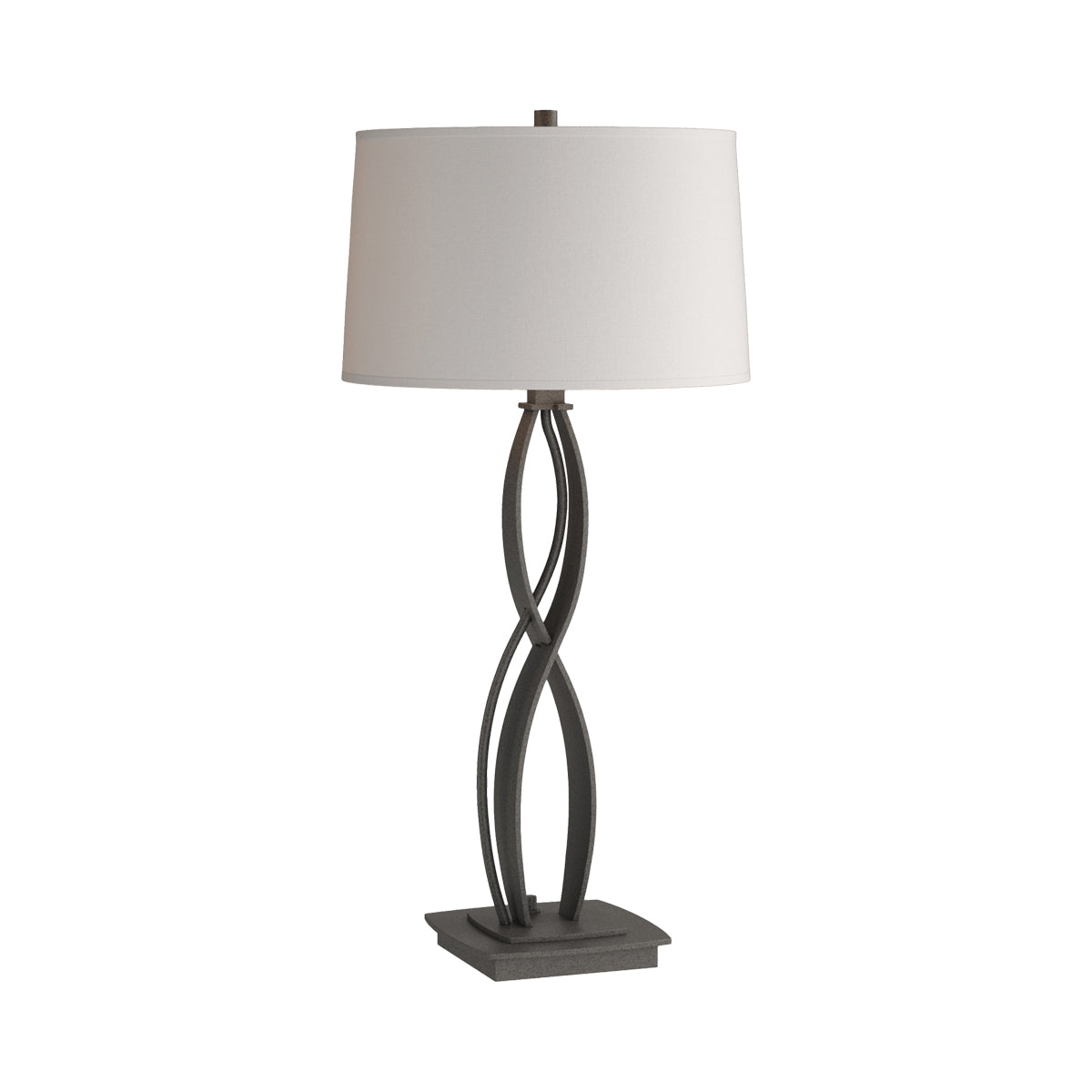 Almost Infinity Table Lamp in Natural Iron (Flax - 27-Inch).