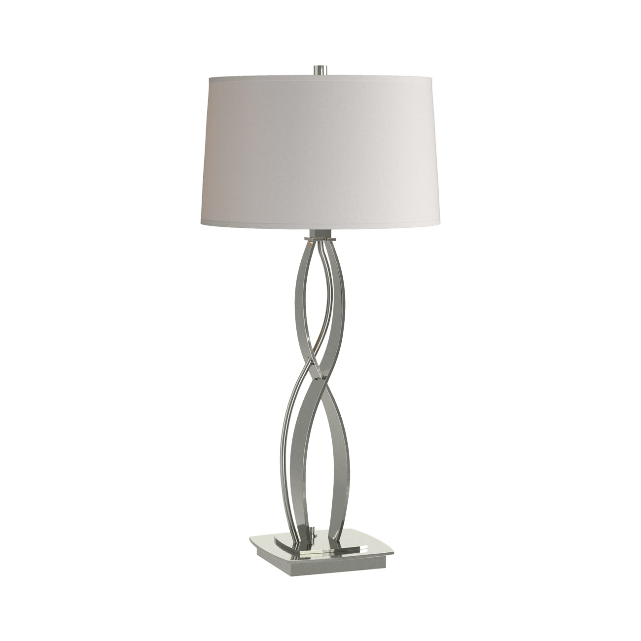 Almost Infinity Table Lamp in Sterling (Flax - 27-Inch).