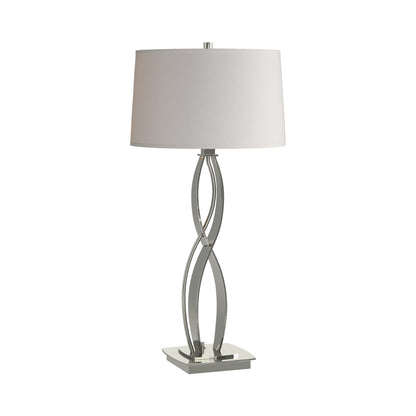 Almost Infinity Table Lamp in Sterling (Flax - 27-Inch).