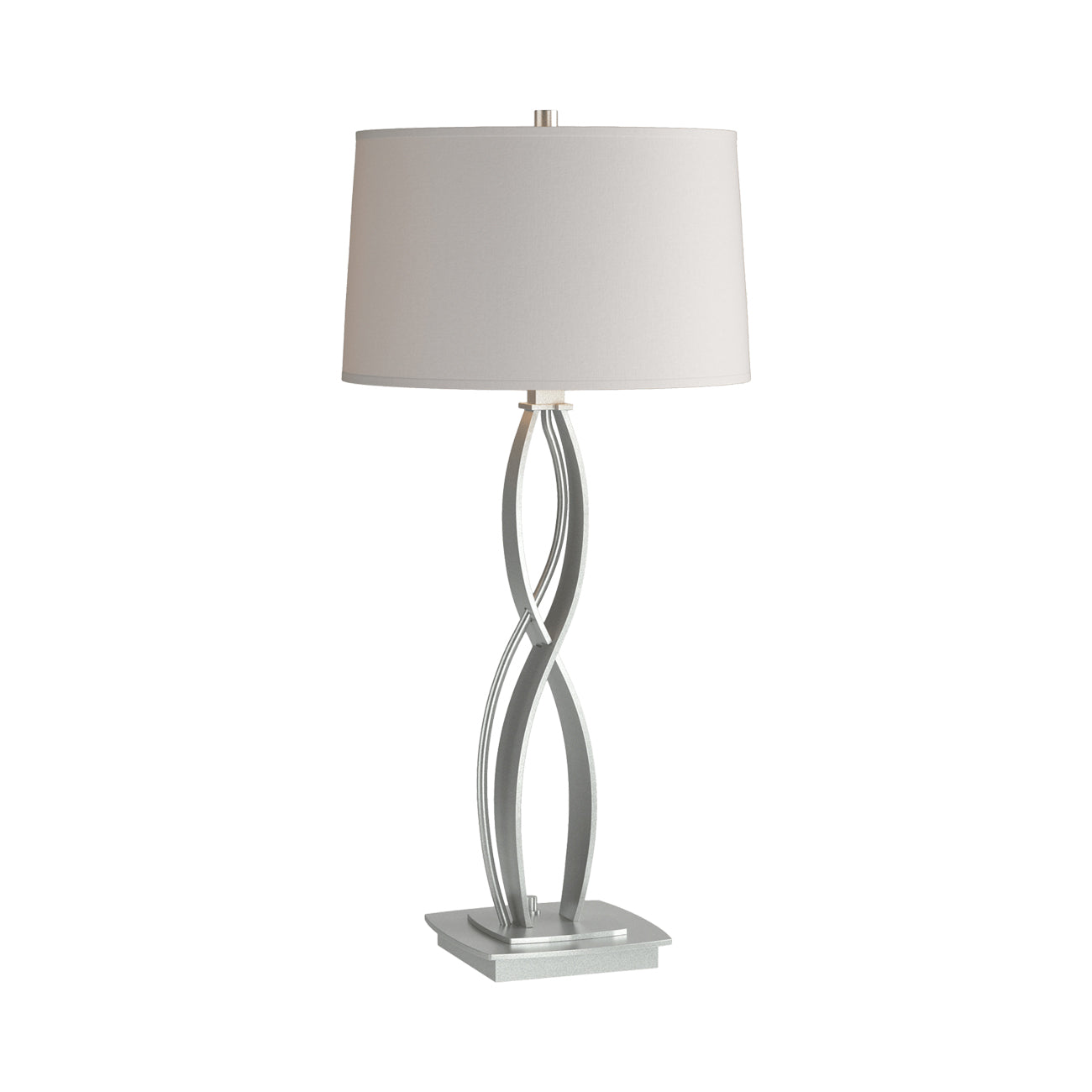 Almost Infinity Table Lamp in Vintage Platinum (Flax - 27-Inch).