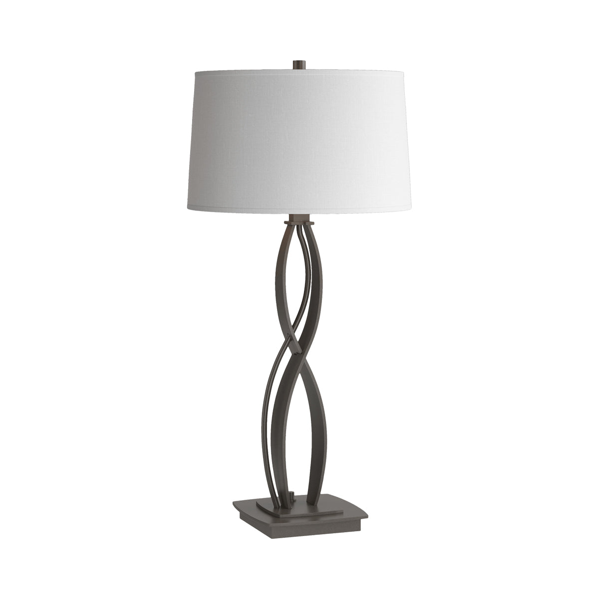 Almost Infinity Table Lamp in Dark Smoke (Natural Anna - 27-Inch).