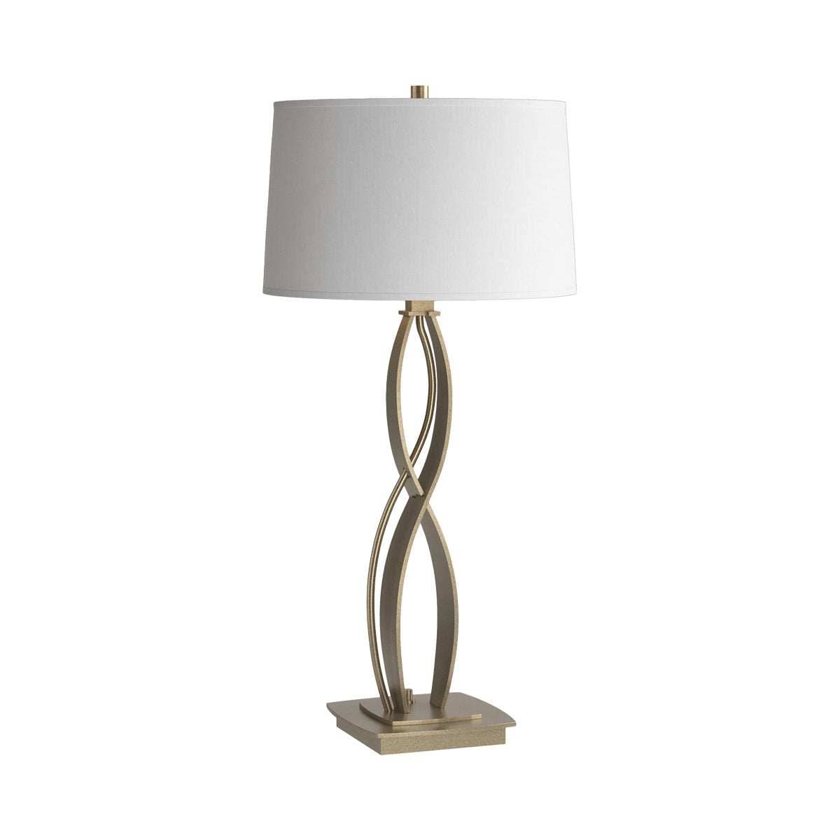 Almost Infinity Table Lamp in Soft Gold (Natural Anna - 27-Inch).