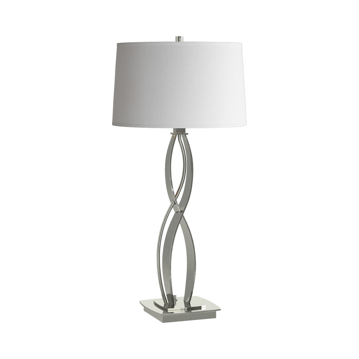 Almost Infinity Table Lamp in Sterling (Natural Anna - 27-Inch).