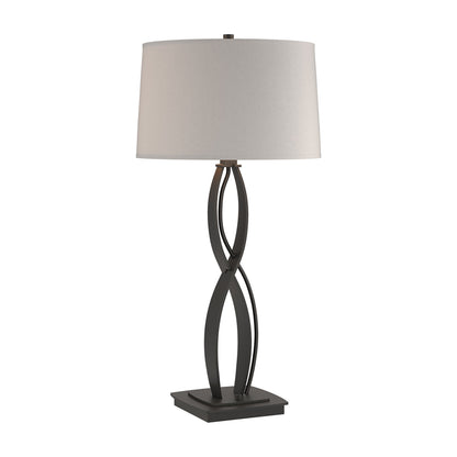Almost Infinity Table Lamp in Black (Flax - 31-Inch).