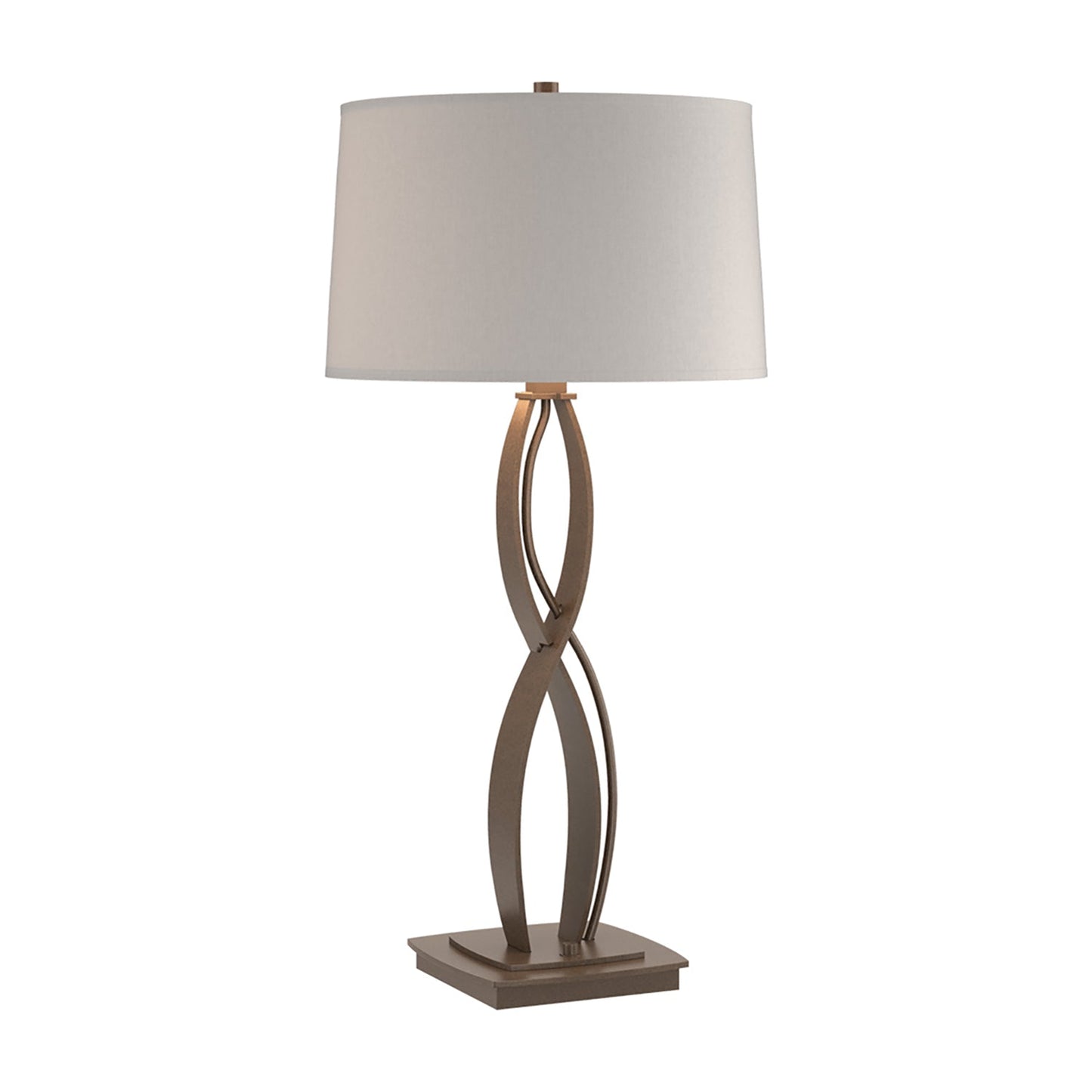 Almost Infinity Table Lamp in Bronze (Flax - 31-Inch).