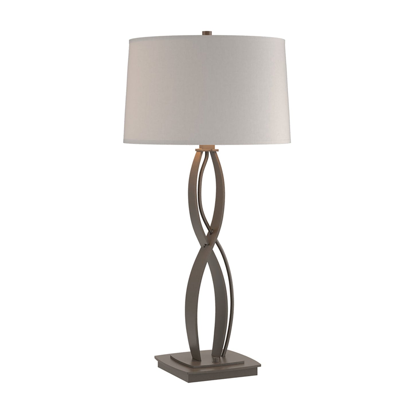 Almost Infinity Table Lamp in Dark Smoke (Flax - 31-Inch).