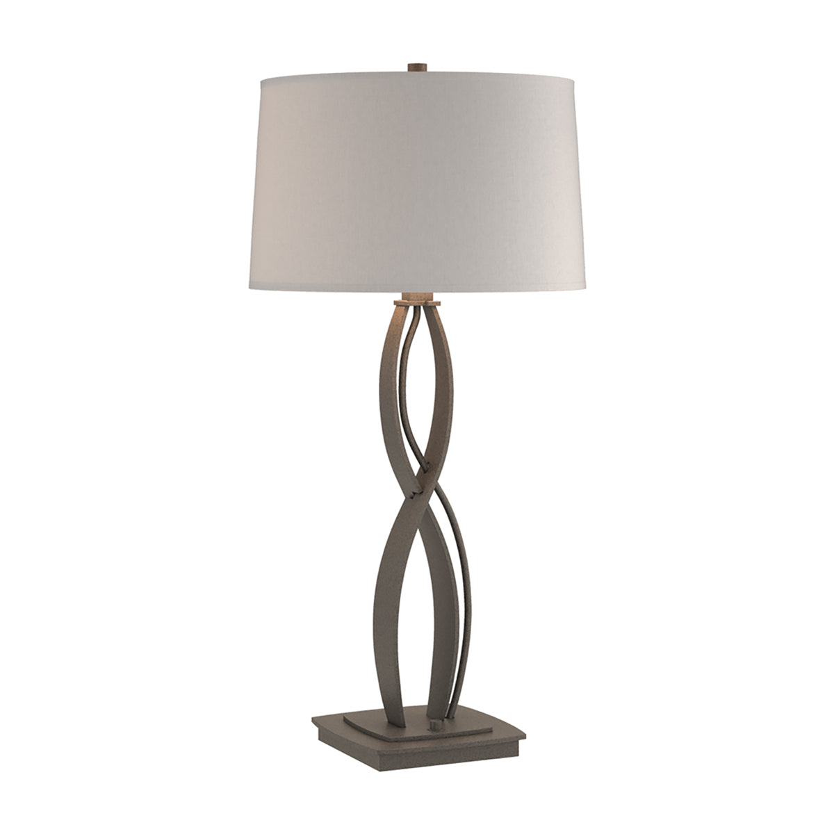 Almost Infinity Table Lamp in Natural Iron (Flax - 31-Inch).