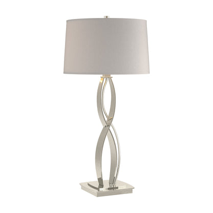Almost Infinity Table Lamp in Sterling (Flax - 31-Inch).