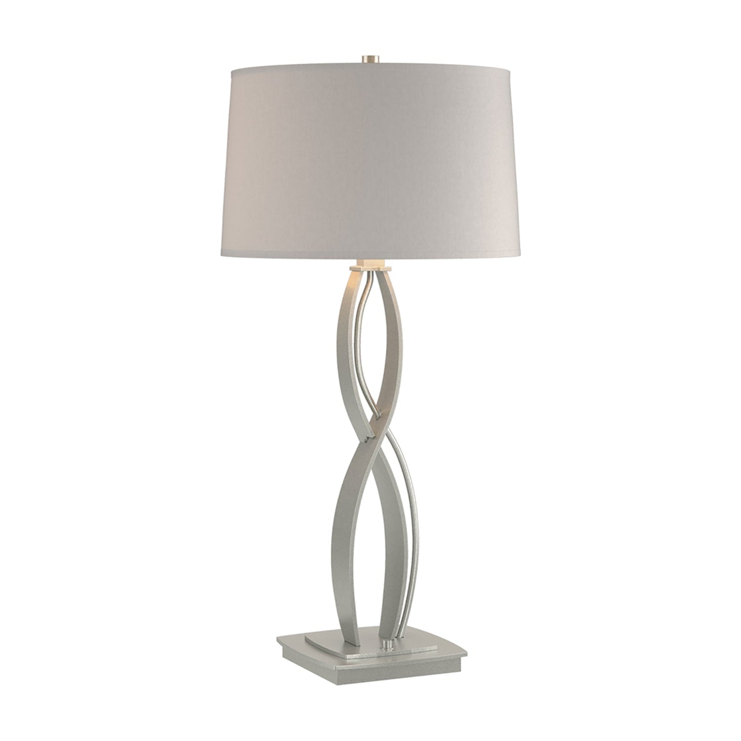 Almost Infinity Table Lamp in Vintage Platinum (Flax - 31-Inch).