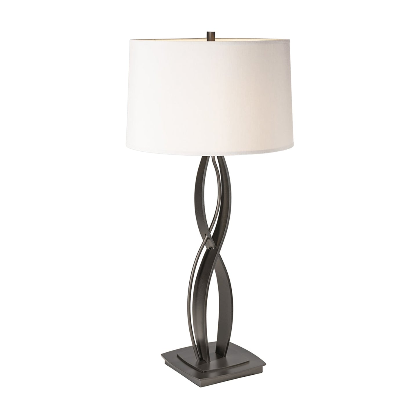 Almost Infinity Table Lamp in Dark Smoke (Natural Anna - 31-Inch).
