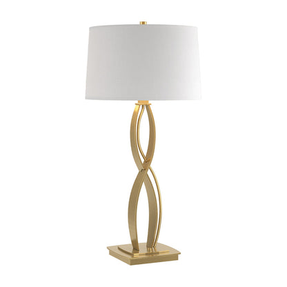 Almost Infinity Table Lamp in Modern Brass (Natural Anna - 31-Inch).