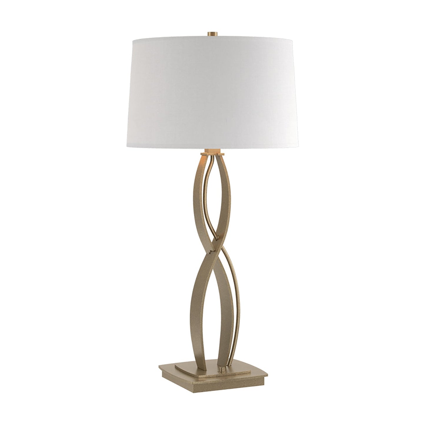 Almost Infinity Table Lamp in Soft Gold (Natural Anna - 31-Inch).