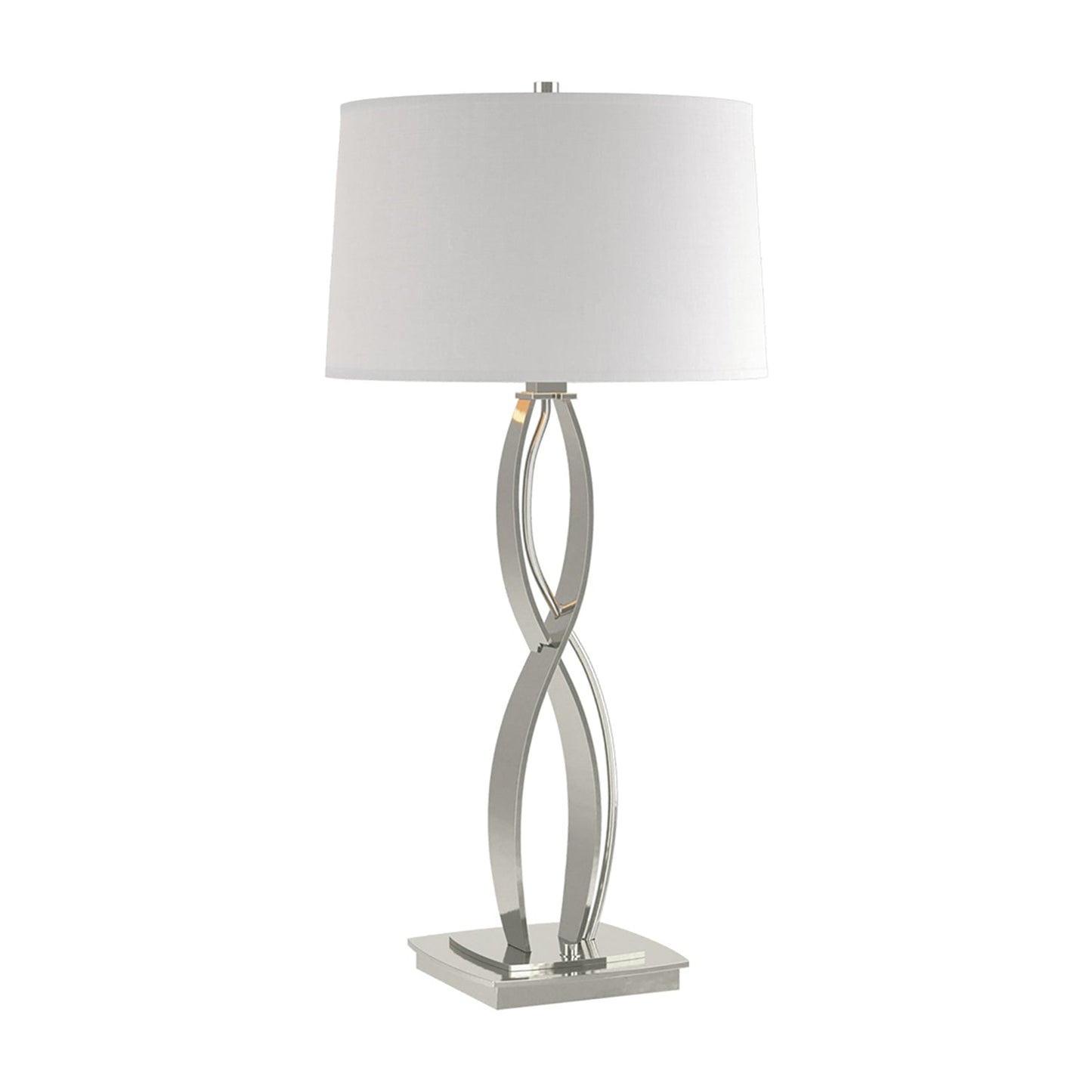 Almost Infinity Table Lamp in Sterling (Natural Anna - 31-Inch).