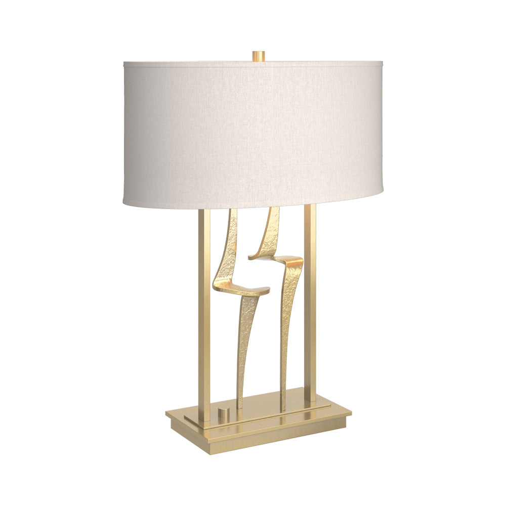 Antasia 272815 Table Lamp in Modern Brass (Flax).
