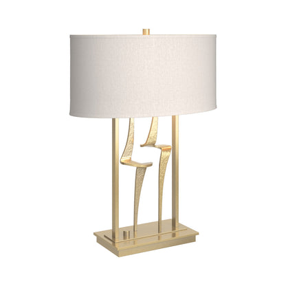 Antasia 272815 Table Lamp in Modern Brass (Flax).