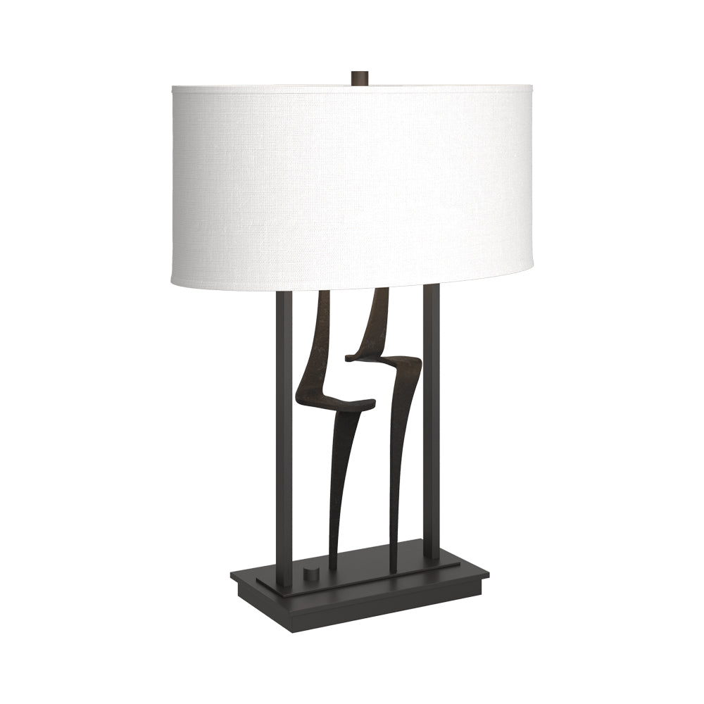 Antasia 272815 Table Lamp in Black (Natural Anna).