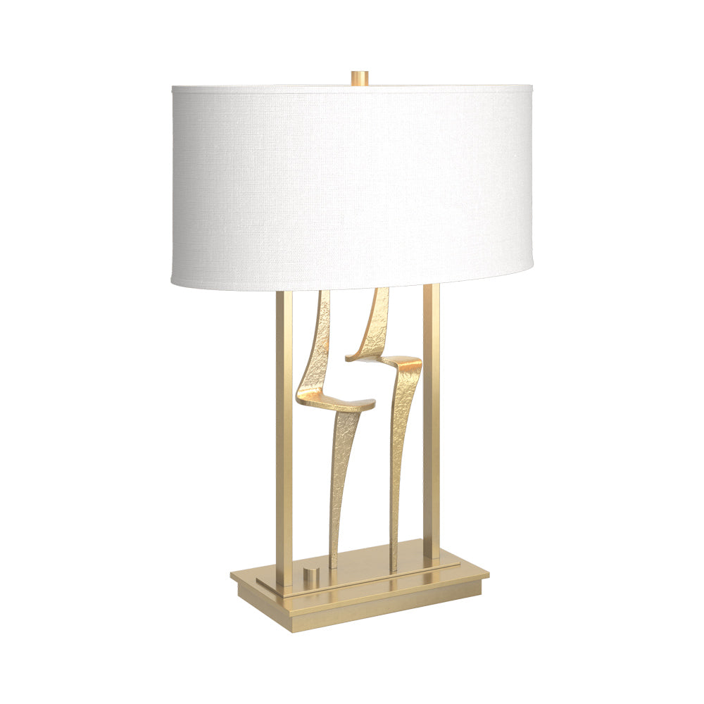Antasia 272815 Table Lamp in Modern Brass (Natural Anna).