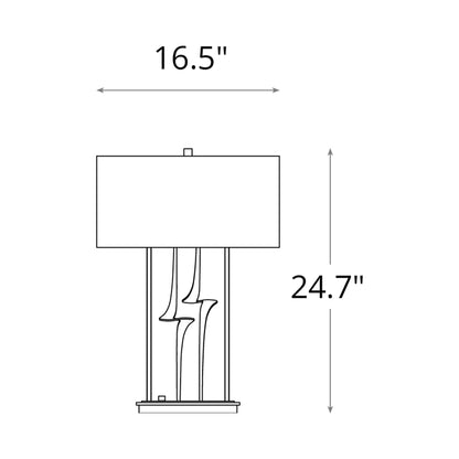 Antasia 272815 Table Lamp - line drawing.