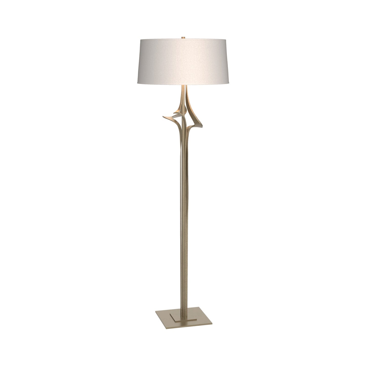 Antasia Floor Lamp in Soft Gold (Flax).