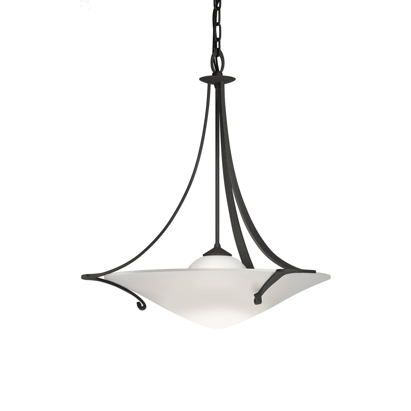 Antasia Pendant Light in Natural Iron (Opal Glass).