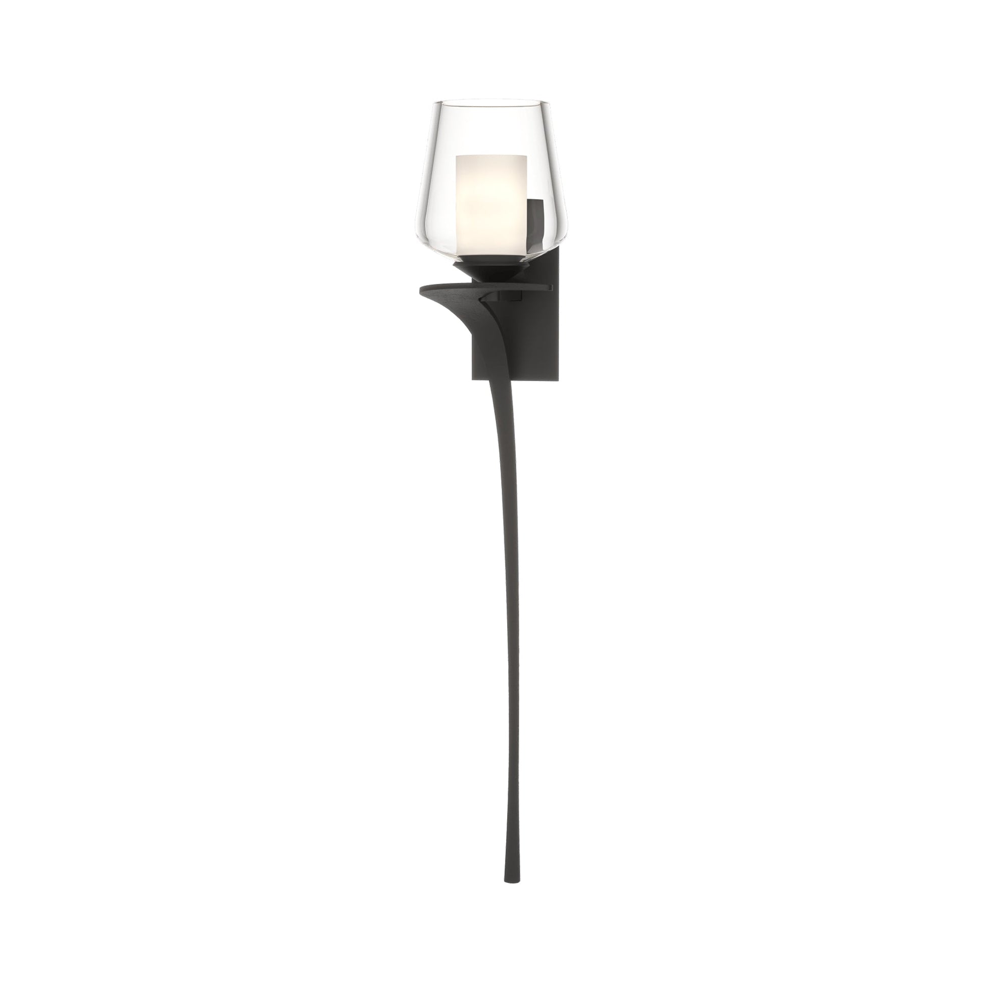 Antasia Wall Light in Black (Left/Double Glass).