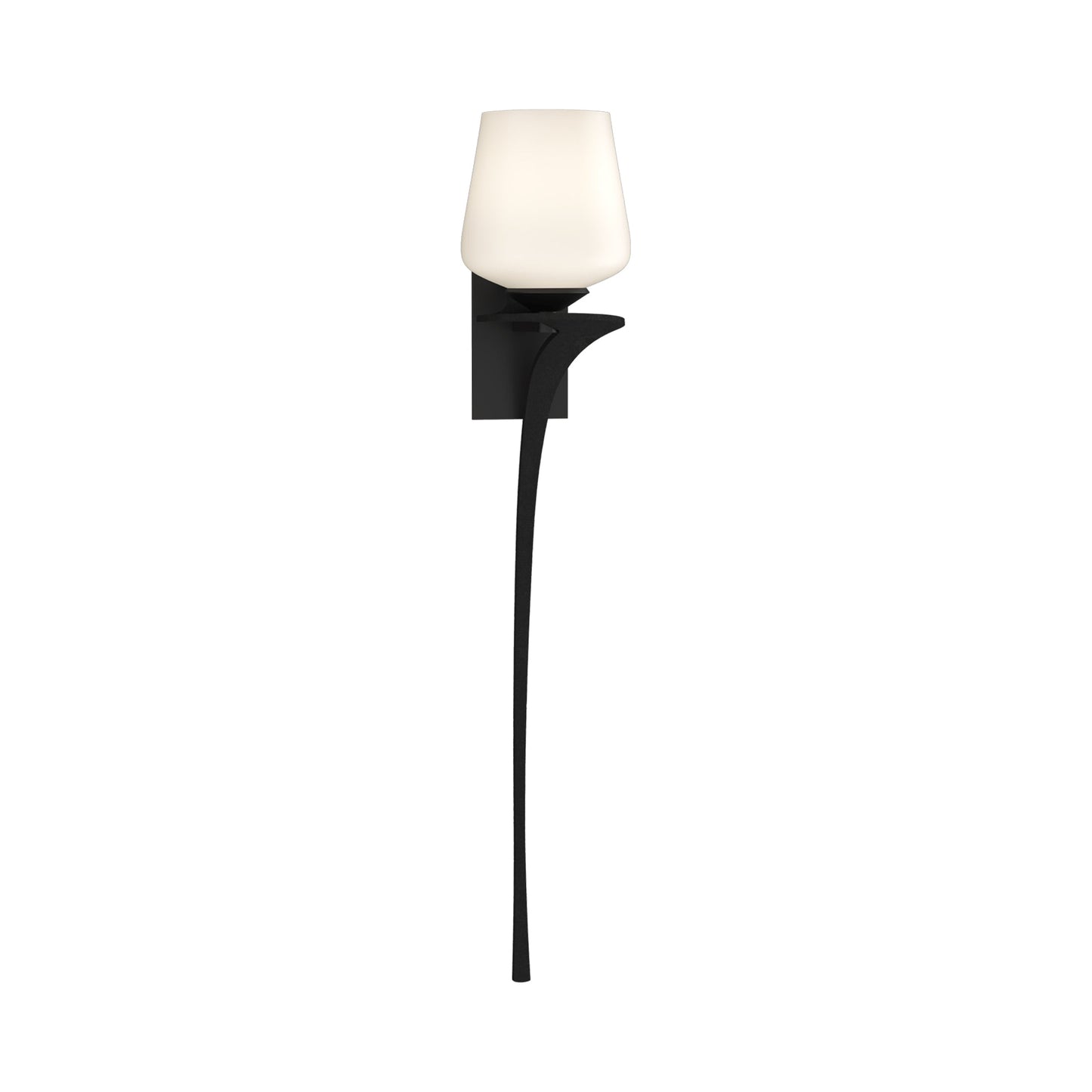 Antasia Wall Light in Black (Right/Single Glass).