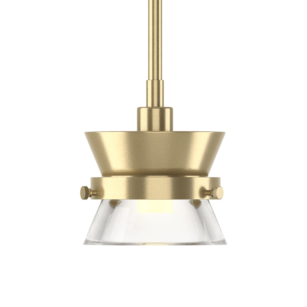 Apparatus Pendant Light in Modern Brass.