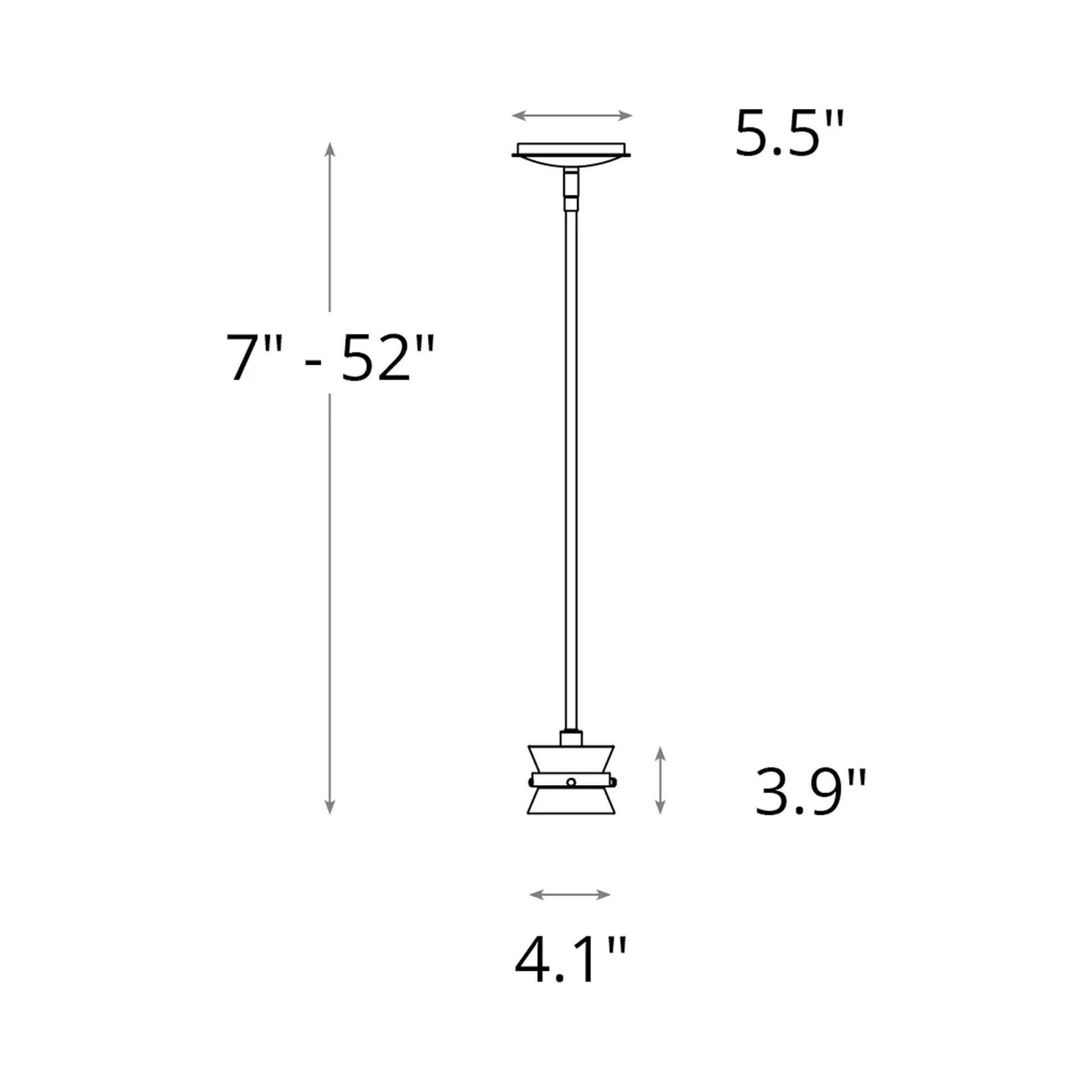 Apparatus Pendant Light - line drawing.