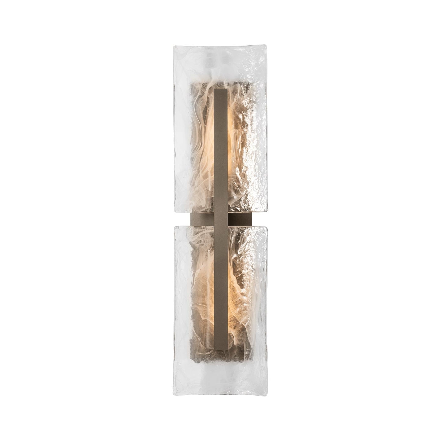 Arc Outdoor Wall Light in Coastal Burnished Steel.