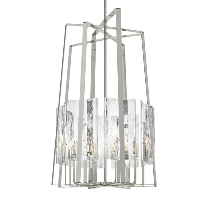 Arc Pendant Light in Sterling/Tall.