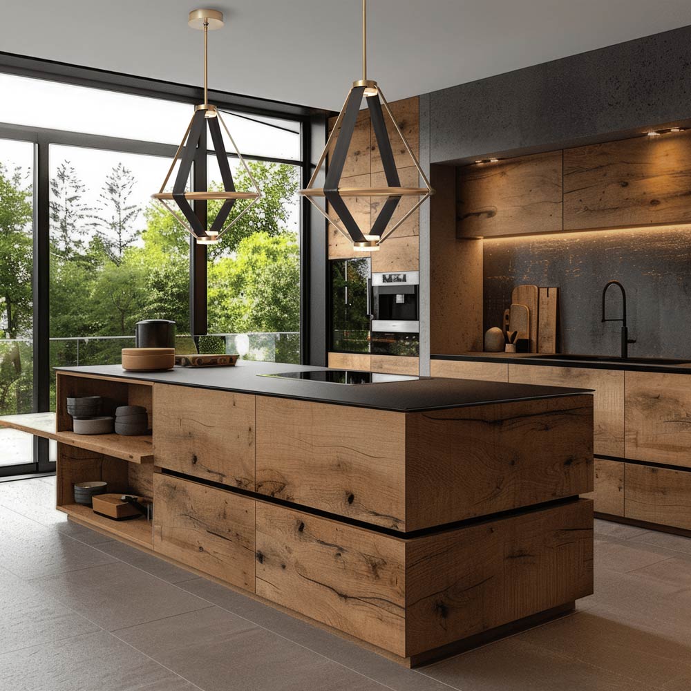 Aspen LED Pendant Light in kitchen.