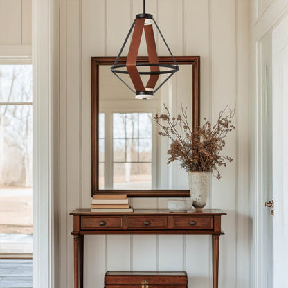Aspen LED Pendant Light in living room.