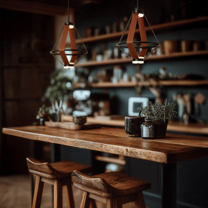 Aspen LED Pendant Light dining room.