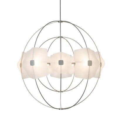 Astra Orb Pendant Light in Sterling (Large).