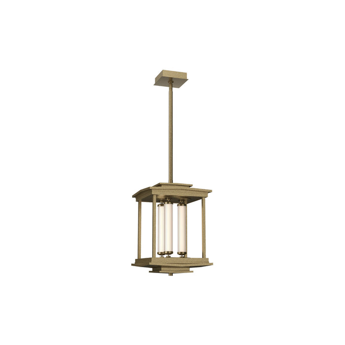 Athena LED Pendant Light in Soft Gold (18.2-Inch).