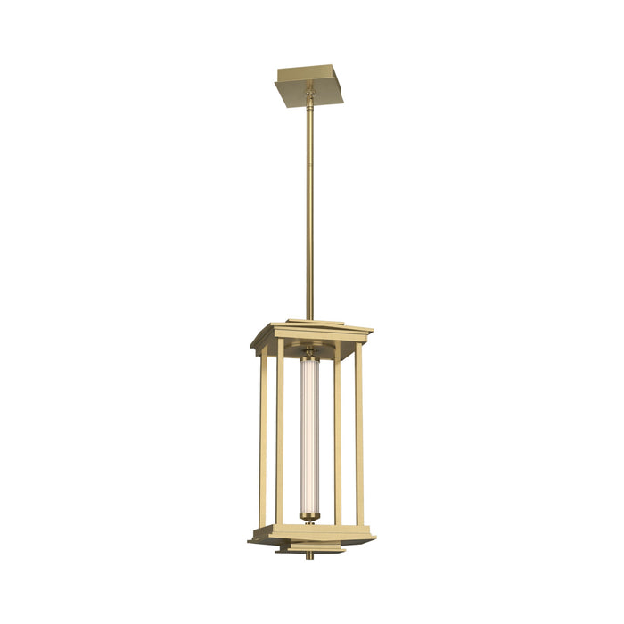 Athena LED Pendant Light in Modern Brass (20.1-Inch).