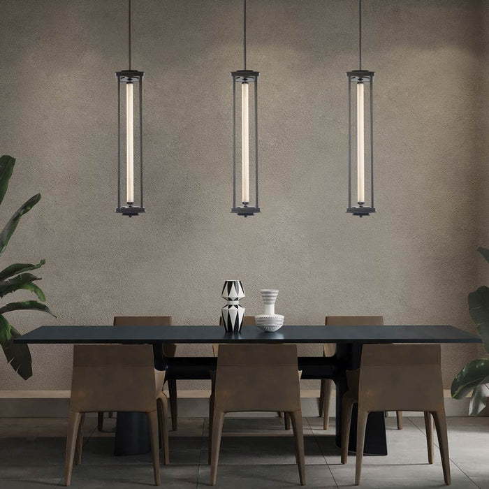 Athena LED Pendant Light in dining room.