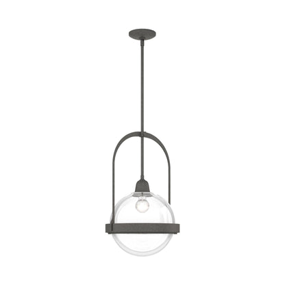 Apparatus Pendant Light in Natural Iron (Clear Glass).
