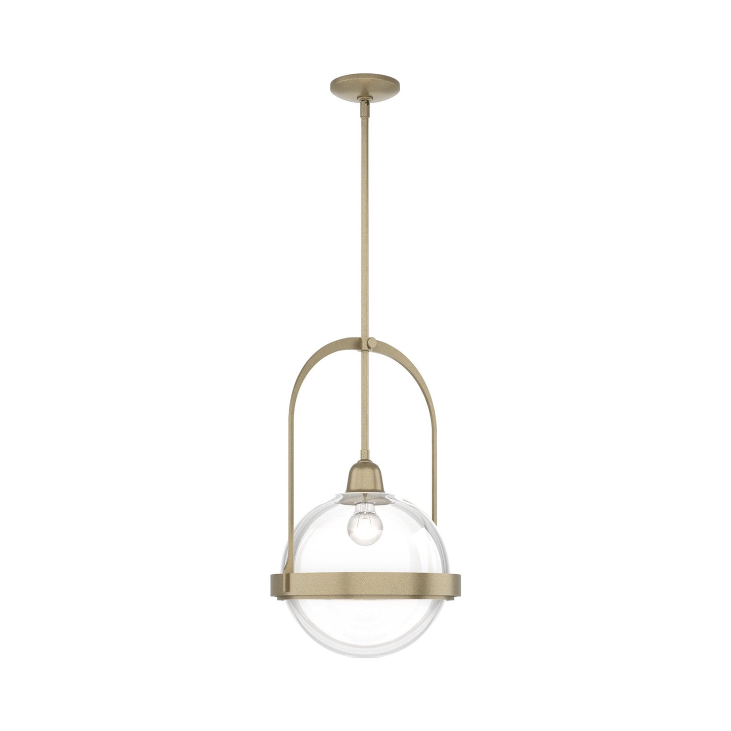 Apparatus Pendant Light in Soft Gold (Clear Glass).