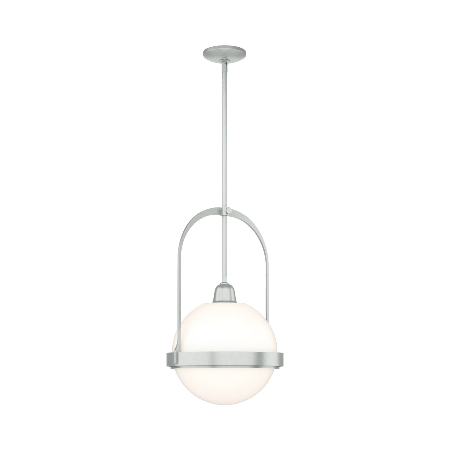 Apparatus Pendant Light in Vintage Platinum (Opal Glass).