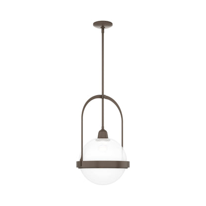 Apparatus Pendant Light in Bronze (Opaline Glass).