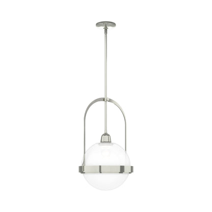 Apparatus Pendant Light in Sterling (Opaline Glass).