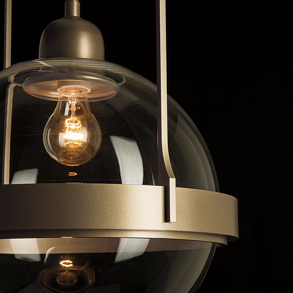 Atlas Globe Pendant Light in Detail.