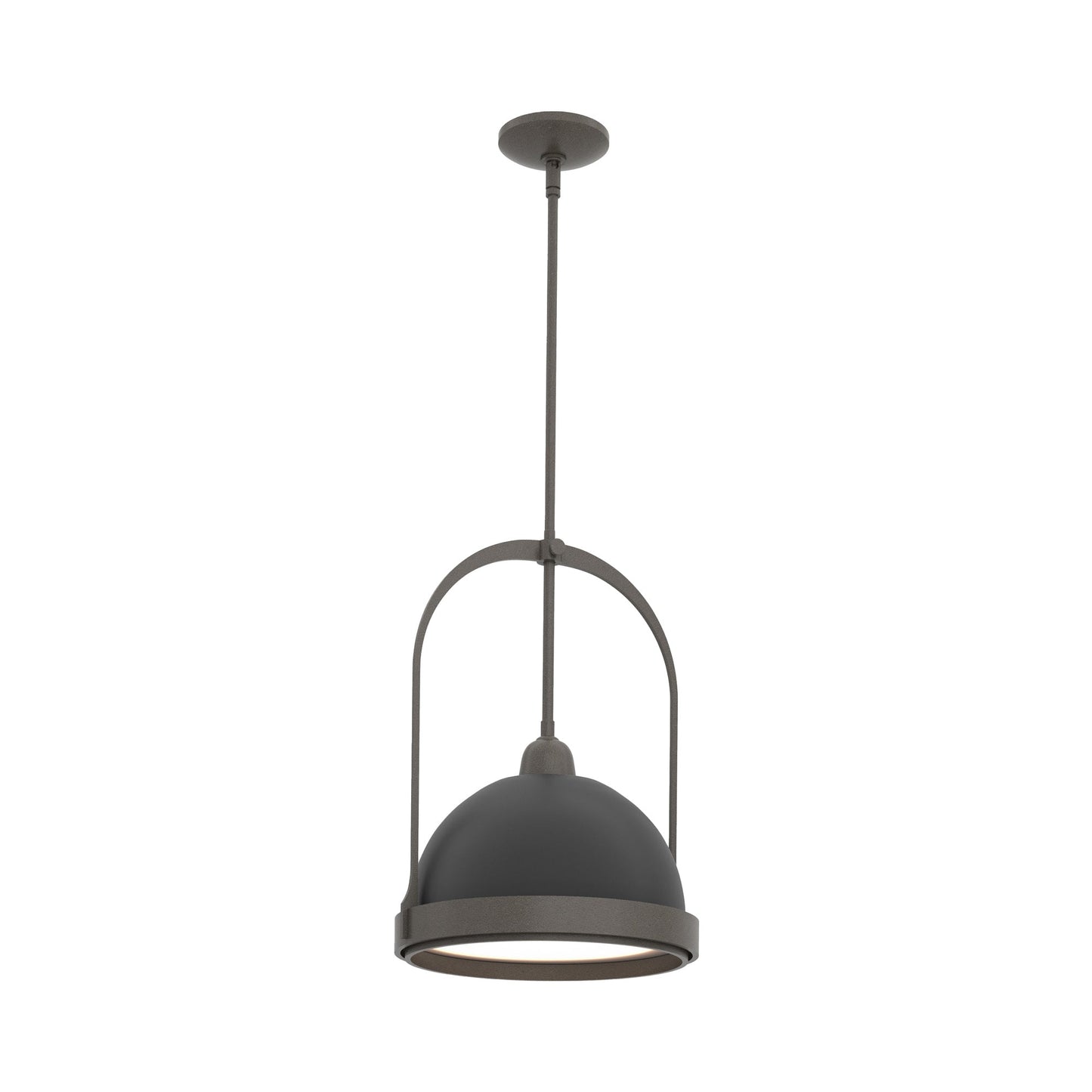 Atlas Pendant Light in Dark Smoke/Black.